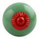 Solid Pea Green Red Fitting Ceramic Knob